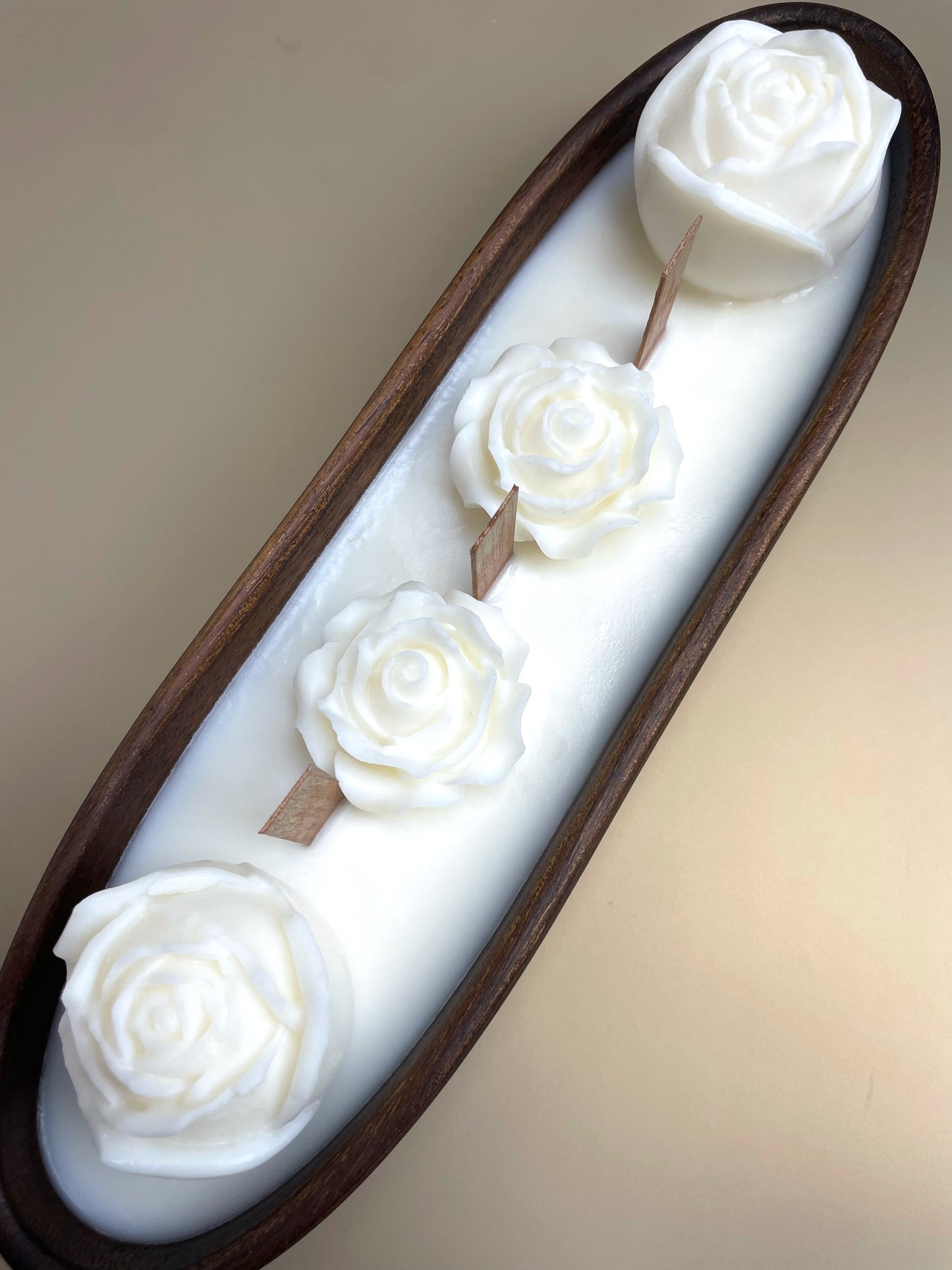 Caramel & Vanilla Boat Candle