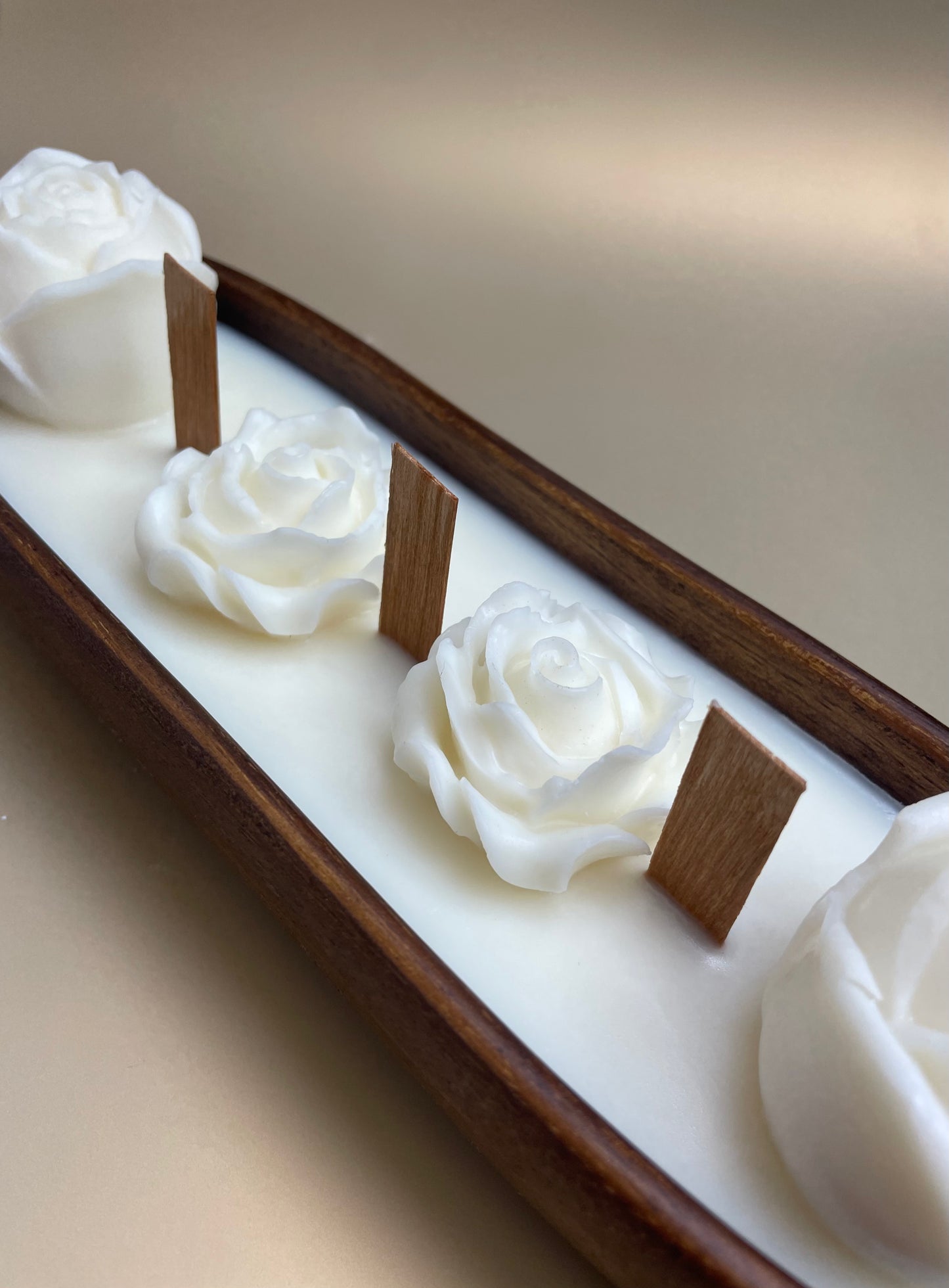 Caramel & Vanilla Boat Candle